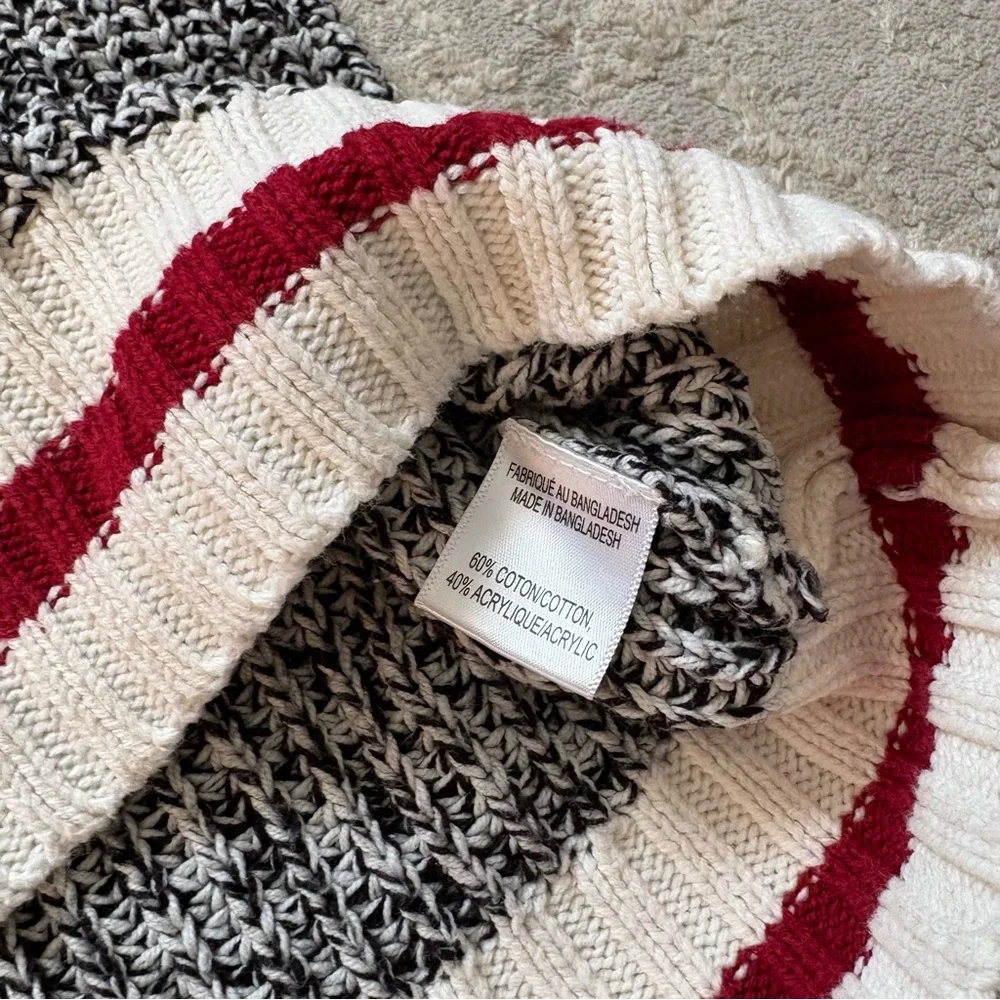My Style Women’s Marled Knit Cowl Neck Long Sleeve Cabin Sweater Size Xlarge - Picture 7 of 9